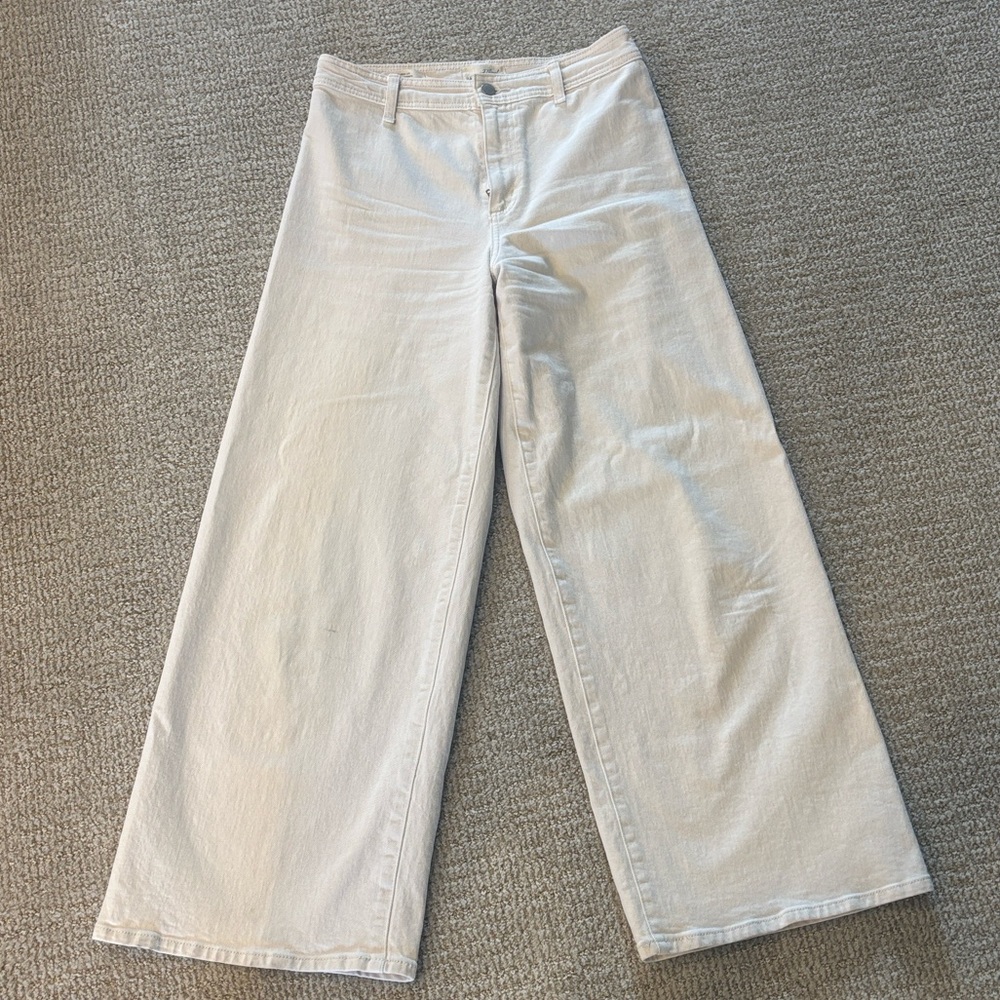 Universal Thread Cream Sailor Wide Leg Jeans Pants